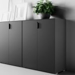 Black Office Cabinets