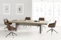 Grey Elm Meeting Table
