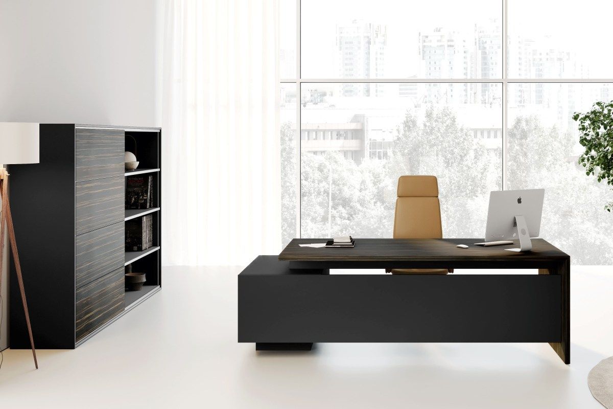 Ebony Veneer Office Furniture