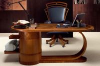 Italian Classic Style Wood Writing Desk